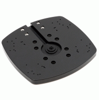 MODULAR TOP PLATES - for mounts ending in M1 to fit almost ALL closed dome and open array radars / Color Black - ADAR1BLK - Seaview